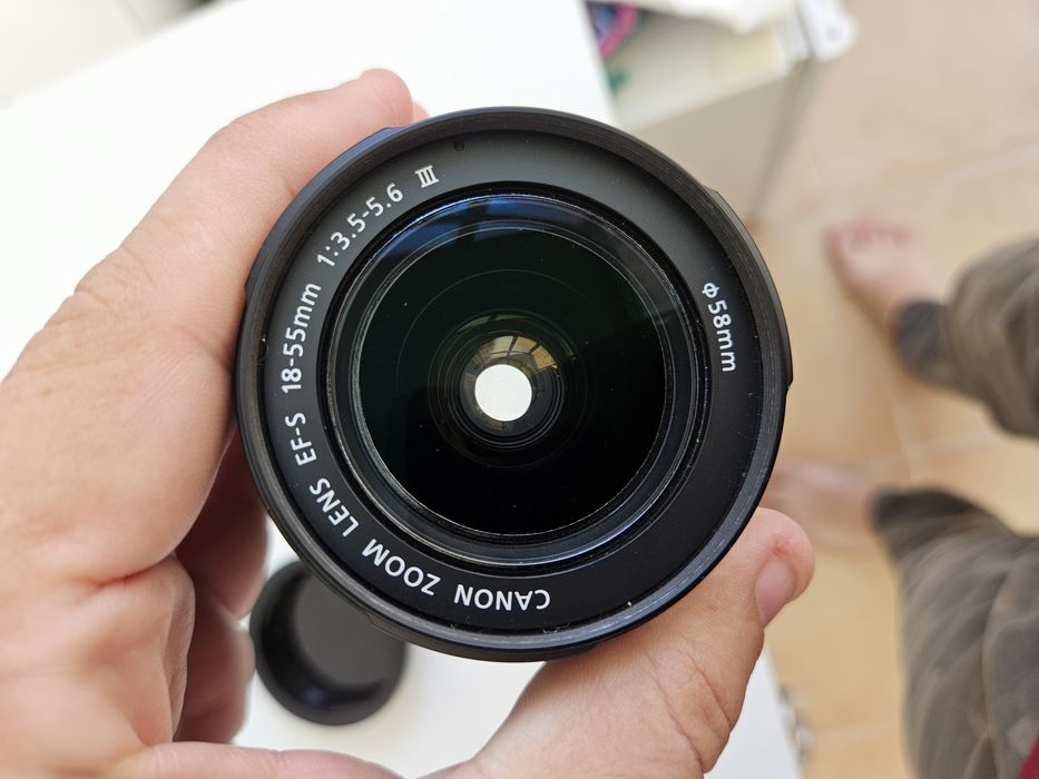 Canon Eos Rebel + lente 50mm