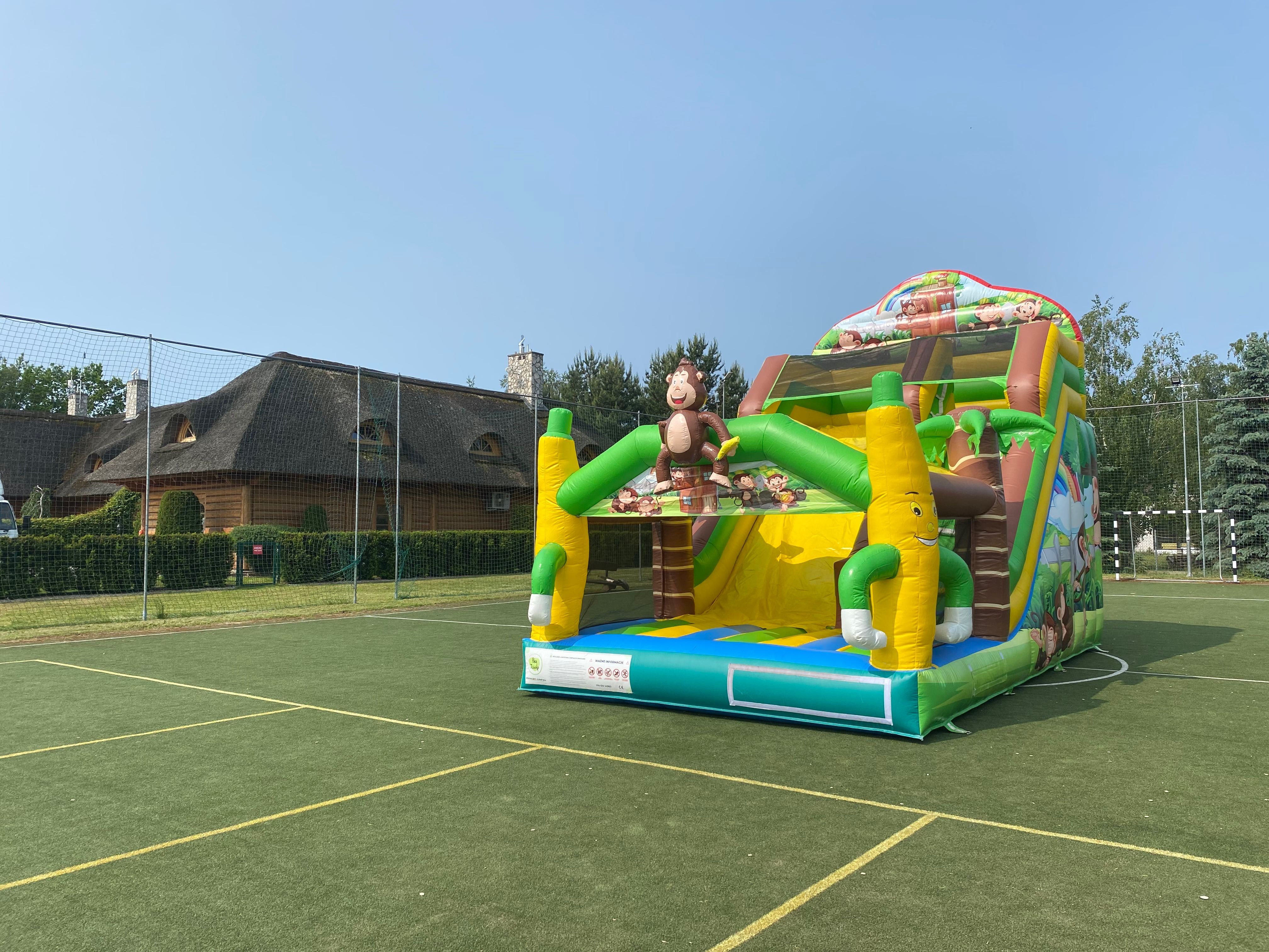 Dmuchane - wynajem  zjeżdżalnie piana party kula zorbs jacuzzi
