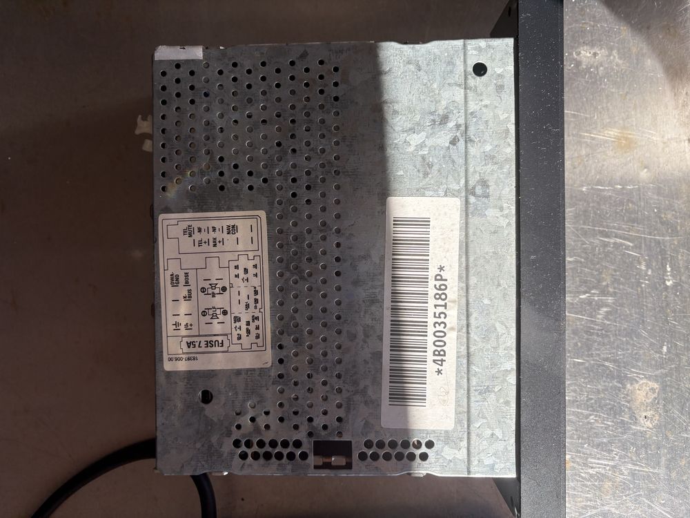 Radio + caixa Cds Original Audi TT MK1