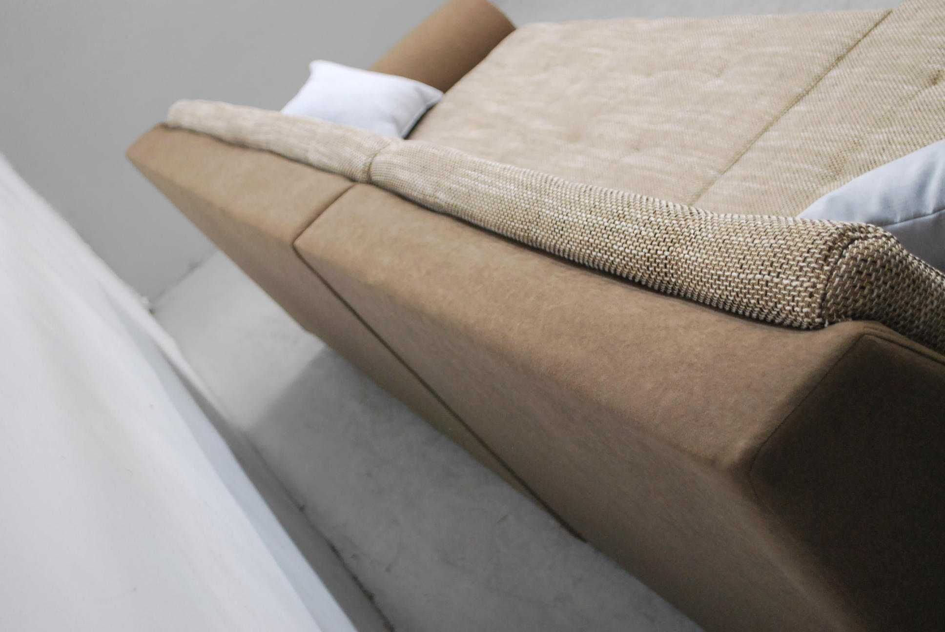 RRH DESIGN NAROŻNIK funkcja spania, rogówka , kanapa SOFA brazowy