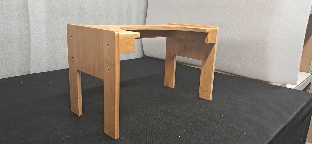 Taboret toaletowy podpórka  Drewno BAMBUS