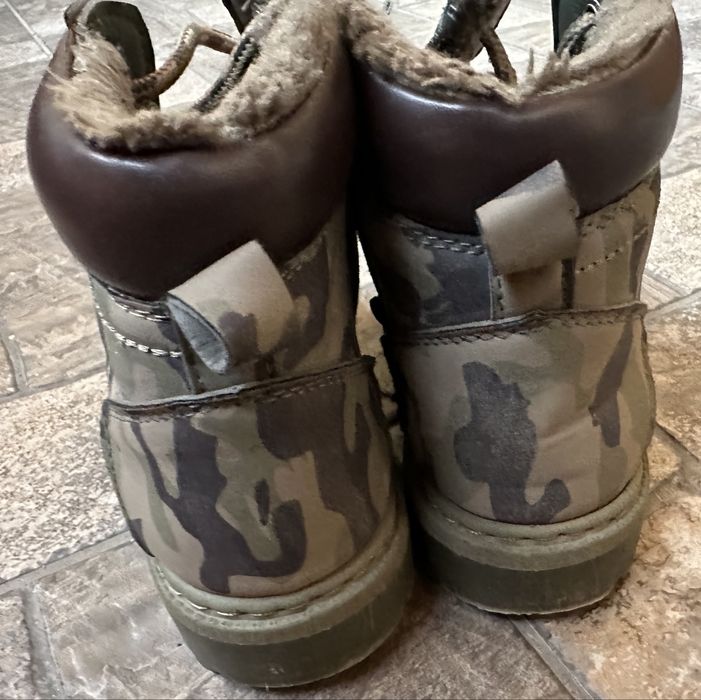 Сапожки берцы для мальчика хаки 32 размер