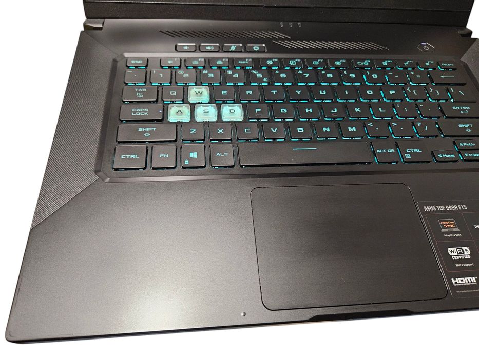 Laptop gamingowy ASUS TUF RTX 3060 i7 11th SSD 512GB RAM 16GB RAM