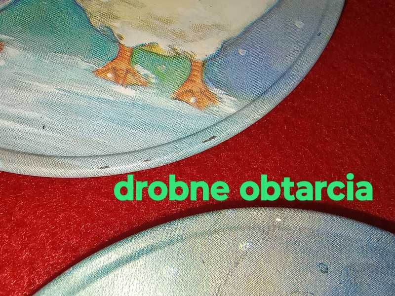 Urocze podkładki podstawki pod kubki zestaw sztuk zima Święta Gwiazdka