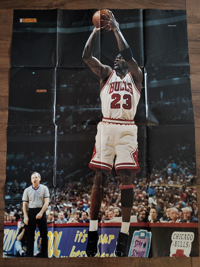 Plakat Michael Jordan Scottie Pippen Ron Harper NBA 109x81