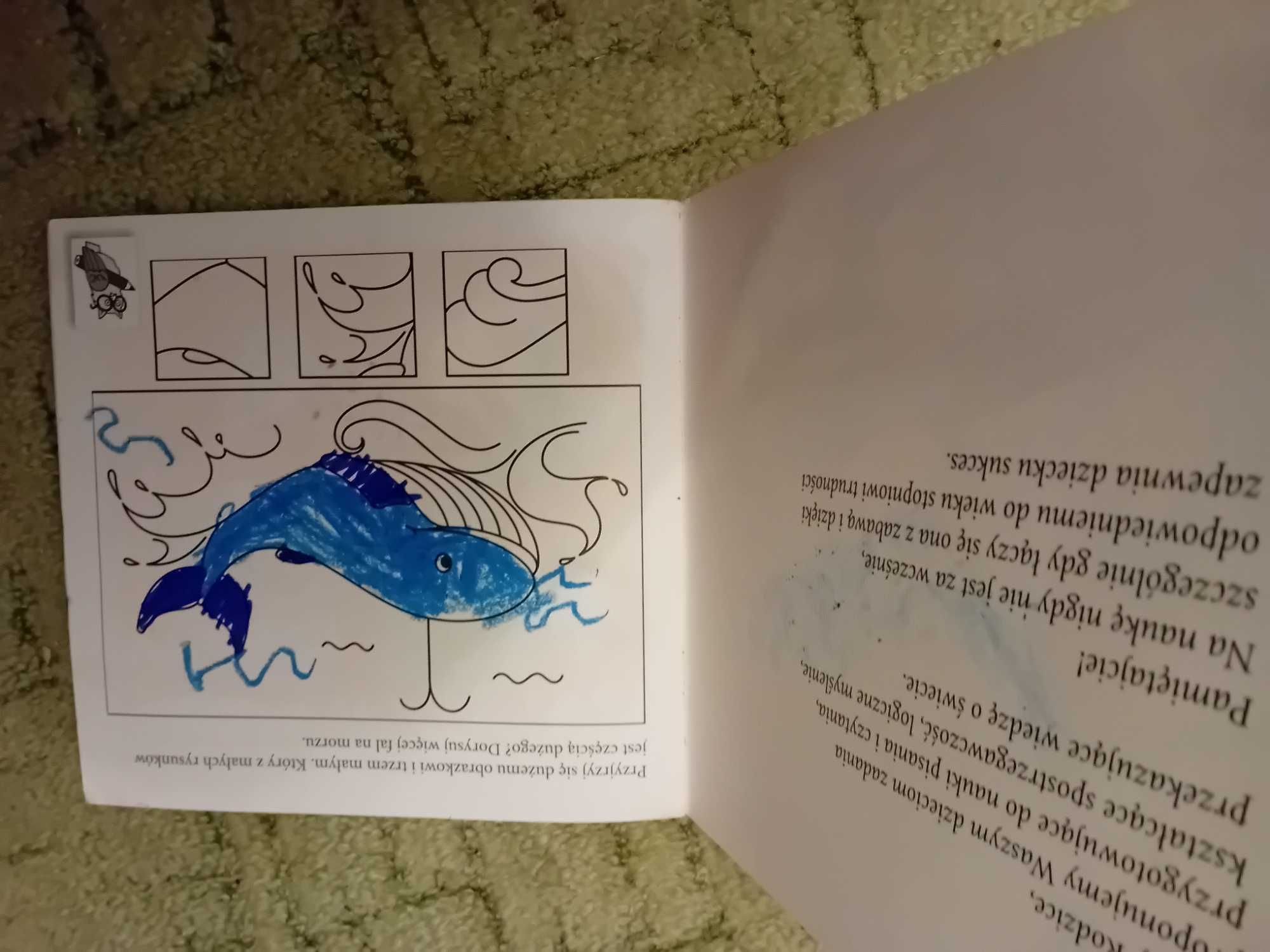 Czwarty zeszyt czterolatka z zadaniami