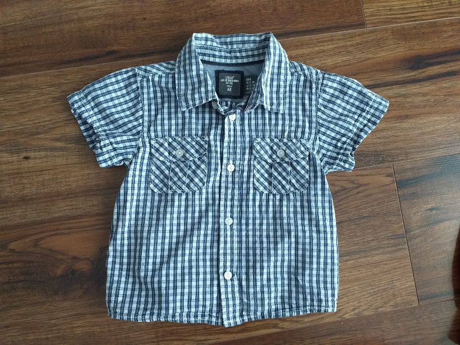 Zestaw koszul r.86-92 H&M, F&F dla chłopca