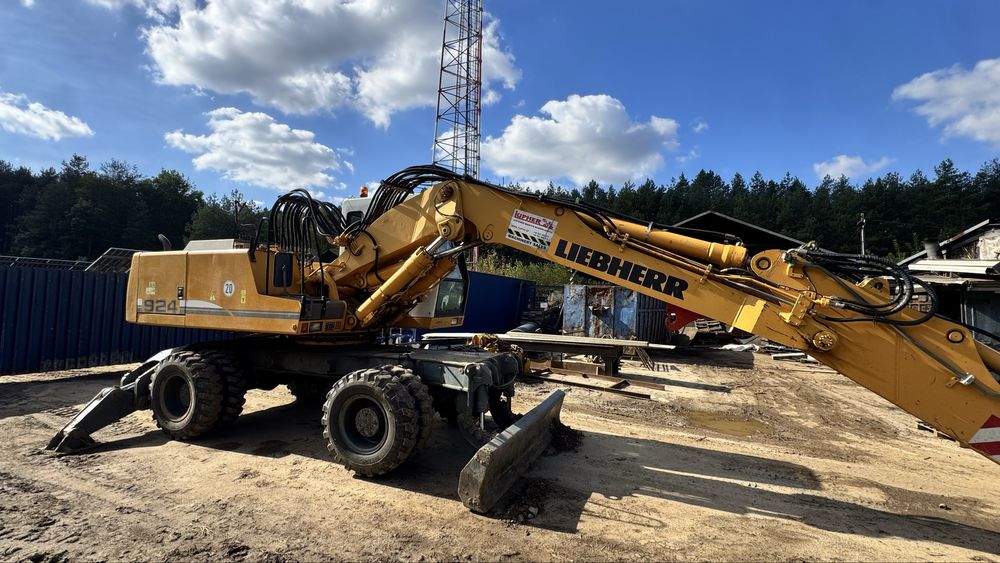 Koparka Kołowa Liebherr 924 Litronic zamiana na koparke gasienicowa