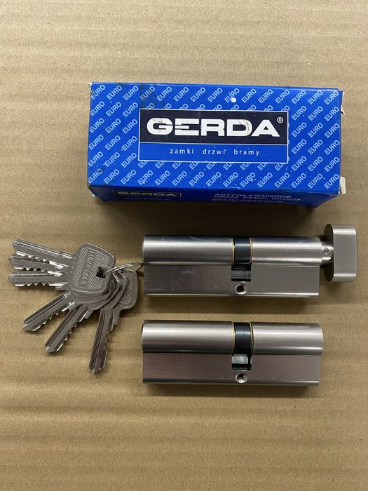 Komplet wkladek gerda na jeden klucz
