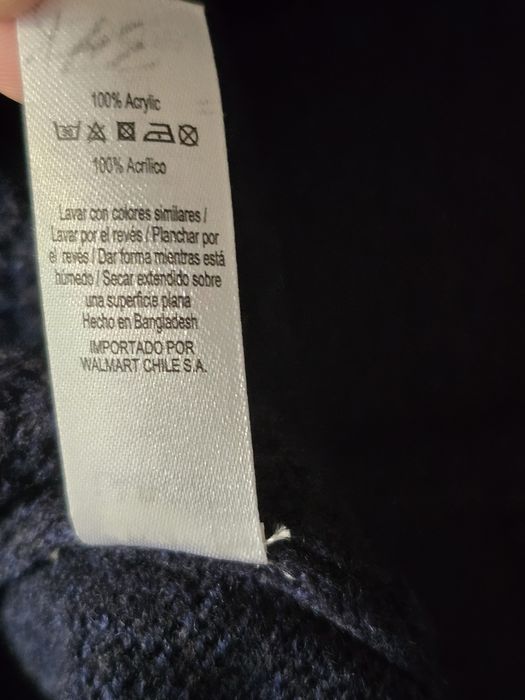 granatowy męski sweter George rozmiar L ok. 52