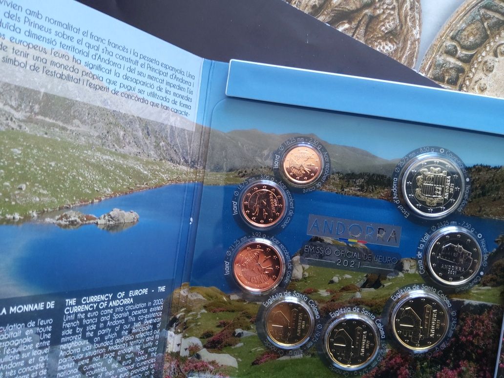 15524#Colecção moedas Andorra 2021 em carteira BNC
Preço: € 27,50
 
Pa