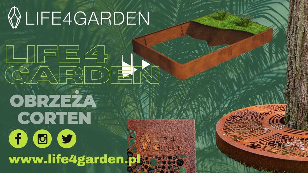 Obrzeże drzewa - obrzeża trawnikowe