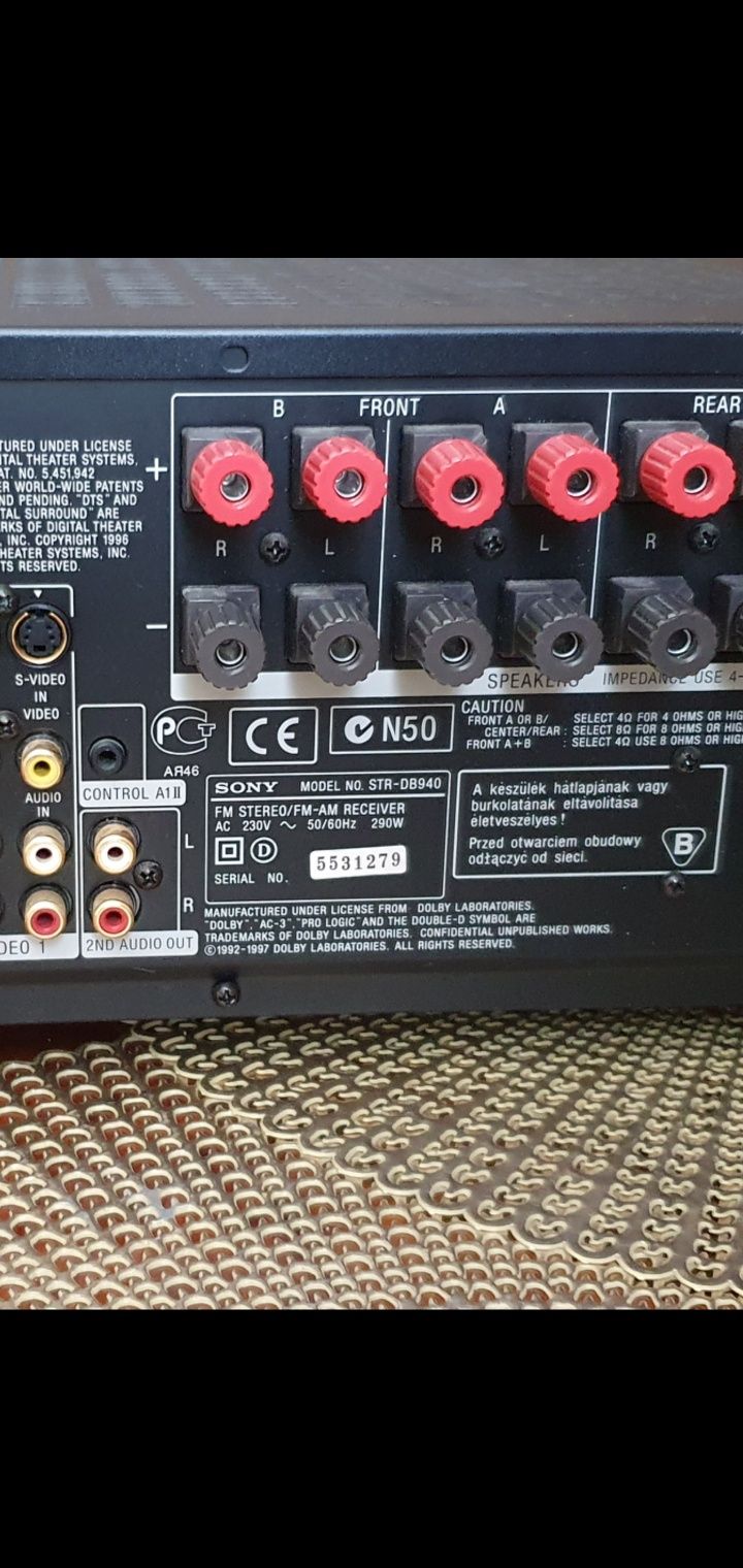 Amplituner, wzmacniacz. Sony STR-DB940