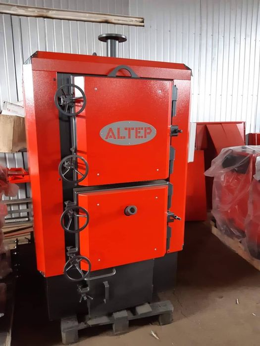 Котел Промисловий на Твердому паливі АЛЬТЕ ALTEP MAX сталь 6-8мм.
