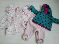 Bluzy spodnie 2-4miesiaca
