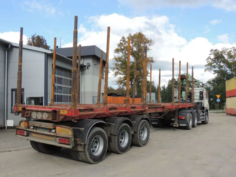 Friederich S3EDP Naczepa do przewozu drewna