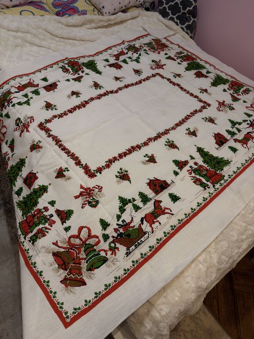 Obrus Home Deco świąteczny Boże Narodzenie 130x170