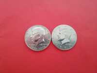 LOT monet Kennedy Half Dollar 1/2 dolara USA - zestaw 2 sztuk!