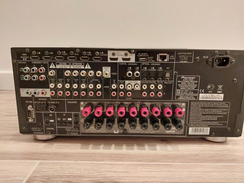 Amplituner Wzmacniacz Kina Domowego 7.2 Pioneer VSX-LX55 Uszkodzony