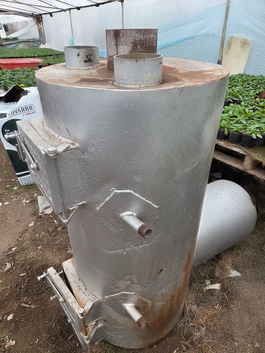 Piec nadmuchowy z płaszczem wodnym