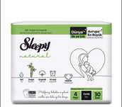 Підгузки дитячі Sleepy Natural maxi 4 (7-14 кг) 30 шт