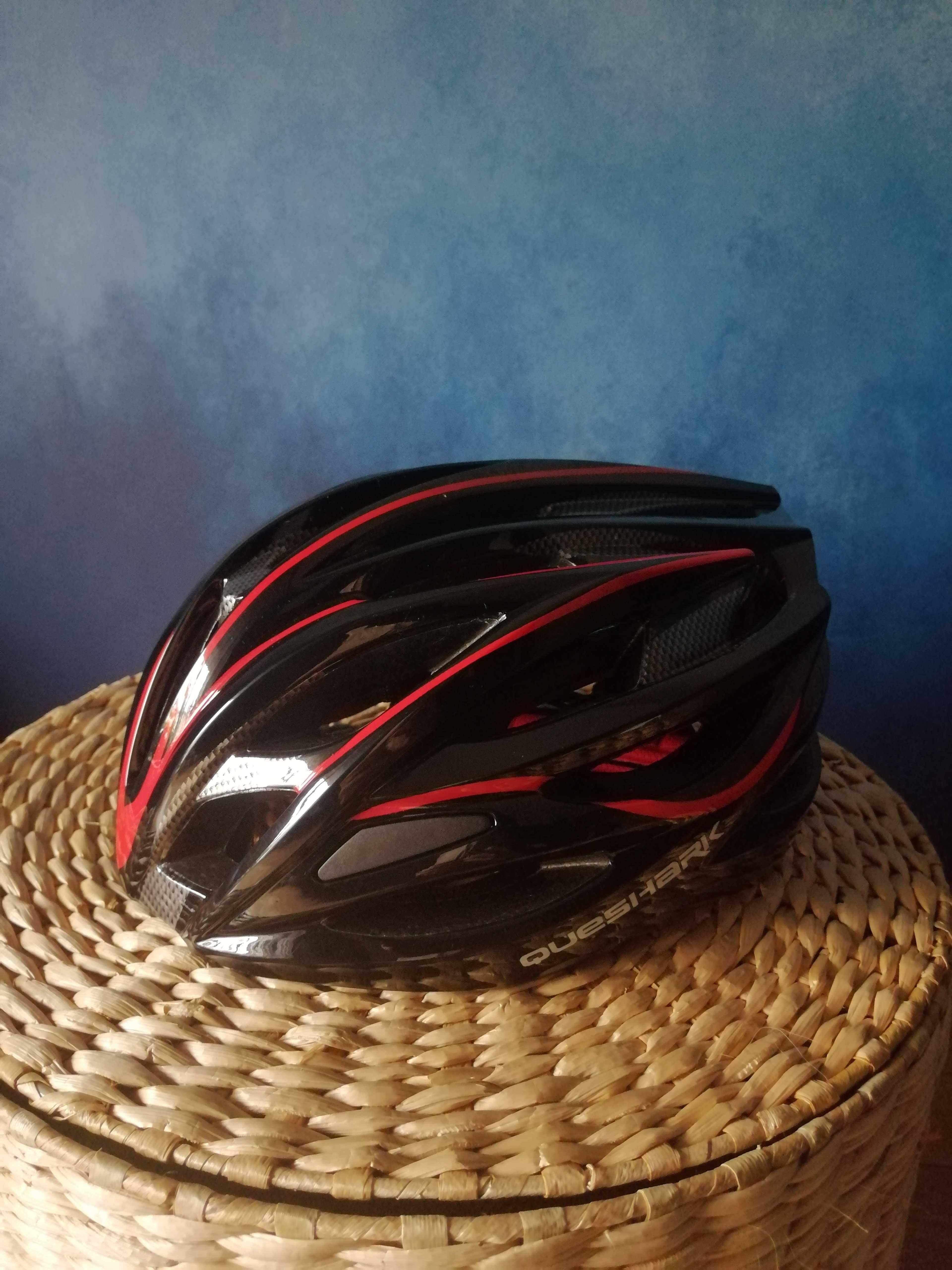 Kask Rowerowy Queshark M/L regulowany nieużywany