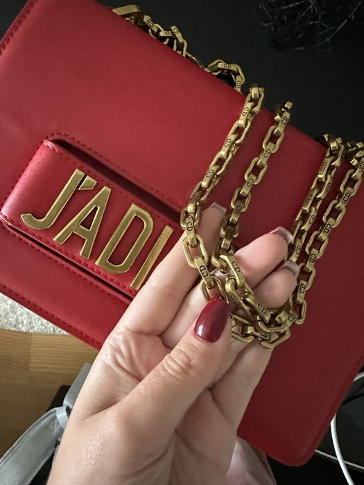 Carteira Dior vermelha