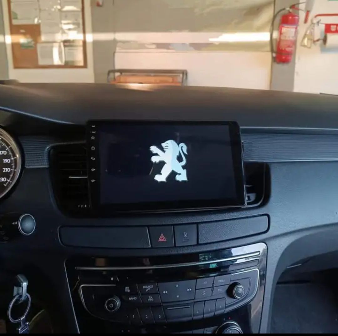 Rádio Android 13 com GPS Peugeot 508 (Artigo Novo)