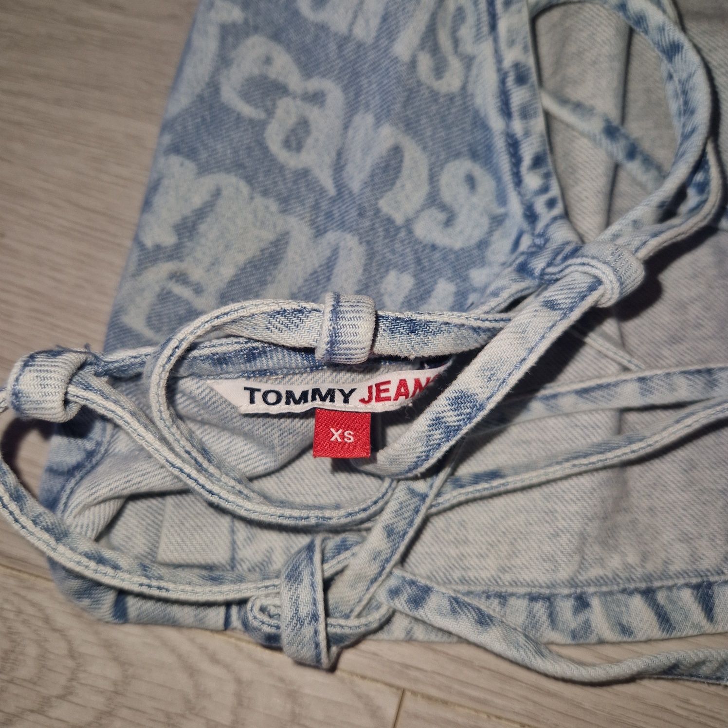 Tommy Hilfiger oryginalny wiązany top XS