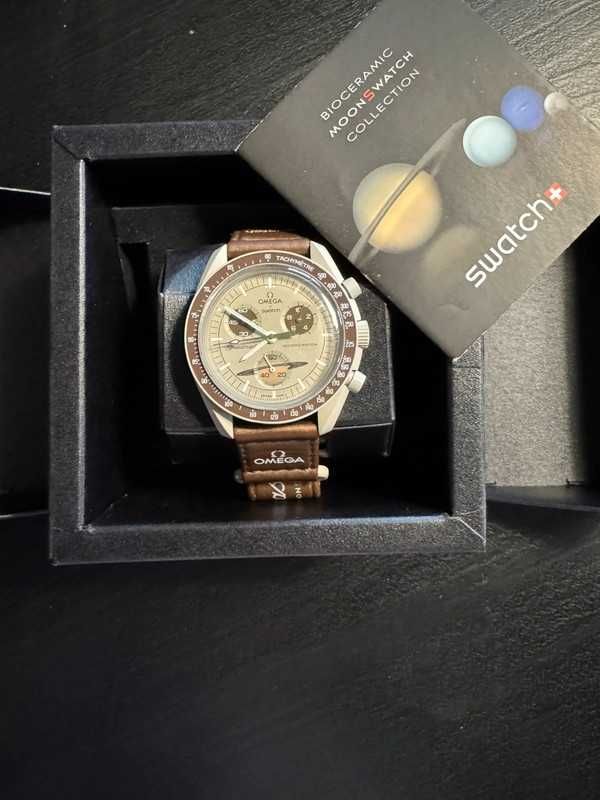 Omega x Swatch Saturn SO33T100 - Trwały i elegancyjny