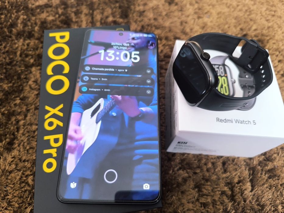 Vendo ou troco Xiaomi Poco X6 Pro 12/512 + Redmi watch 5