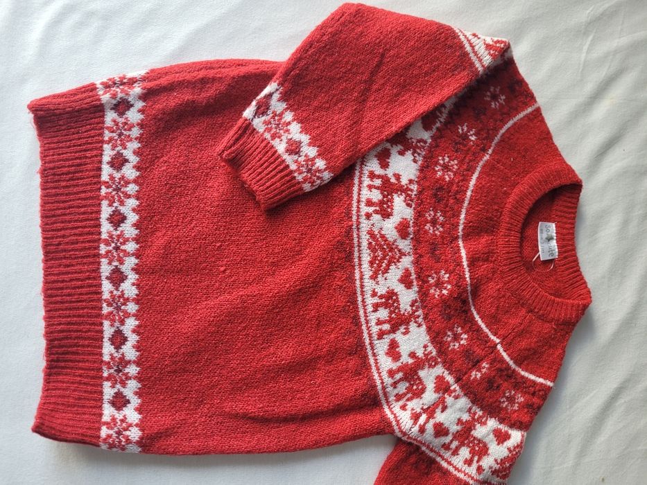 Sweter świąteczny nowy 98
