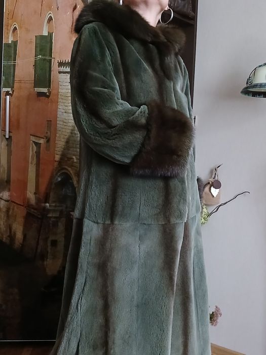 Шуба норка и куница шубка норковая (стриженая)