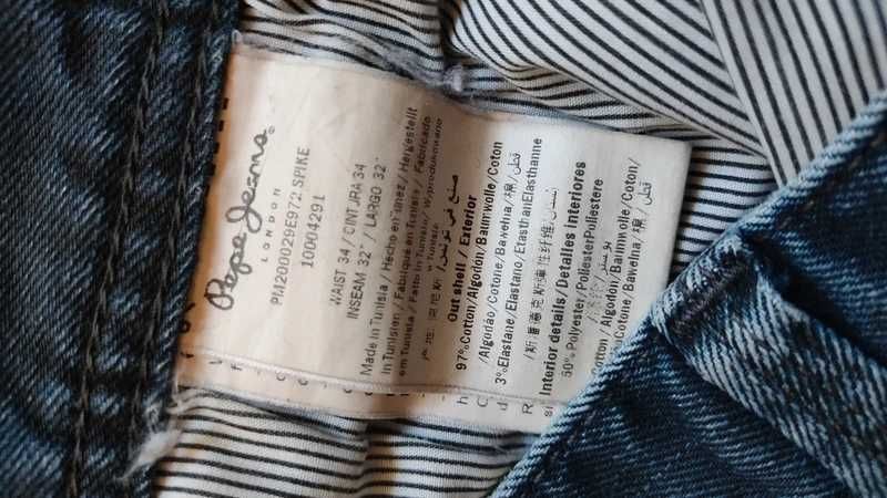 Calças Pepe Jeans London - Modelo Spike