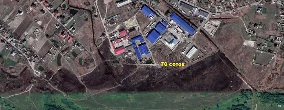 Продажа участков в промзоне с. Погребы  (рядом с Киевом )