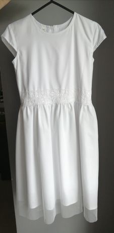 Sukienka biała r 146