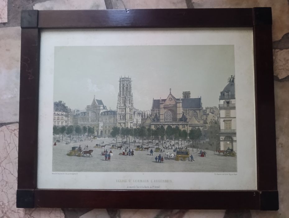 Quadro litografia original antiga