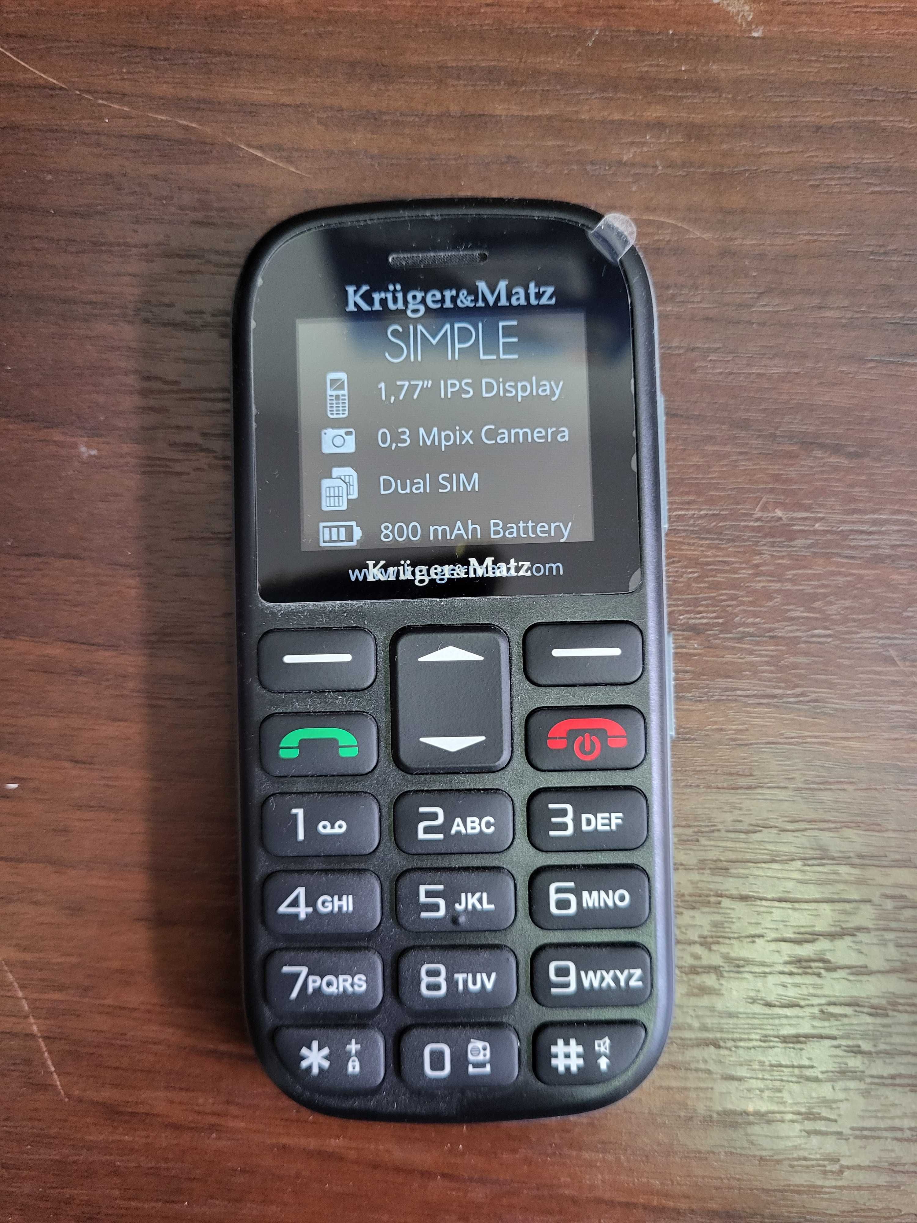 Telefon dla seniora Kruger&Matz Simple 920