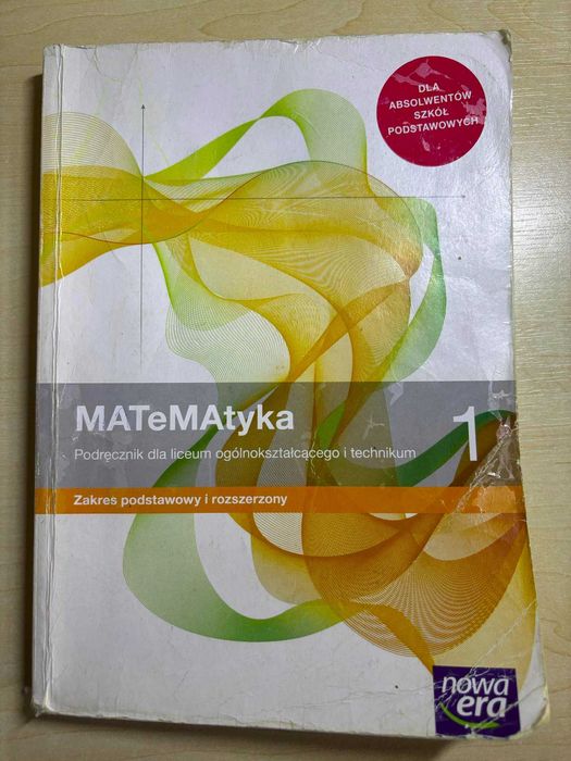 MATeMAtyka 1 - zakres podstawowy i rozszerzony, wyd. Nowa Era
