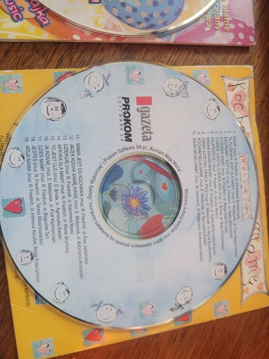 CD x 5 + DVD Piosenki, audiobooki i film dla dzieci-szczegóły w opisie