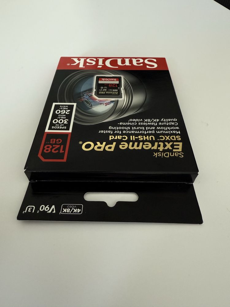 NOWA karta pamięci SanDisk Extreme Pro SDXC 128GB UHS-II V90 300MB/s