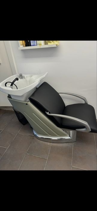 Rampa de lavagem cabeleireiro