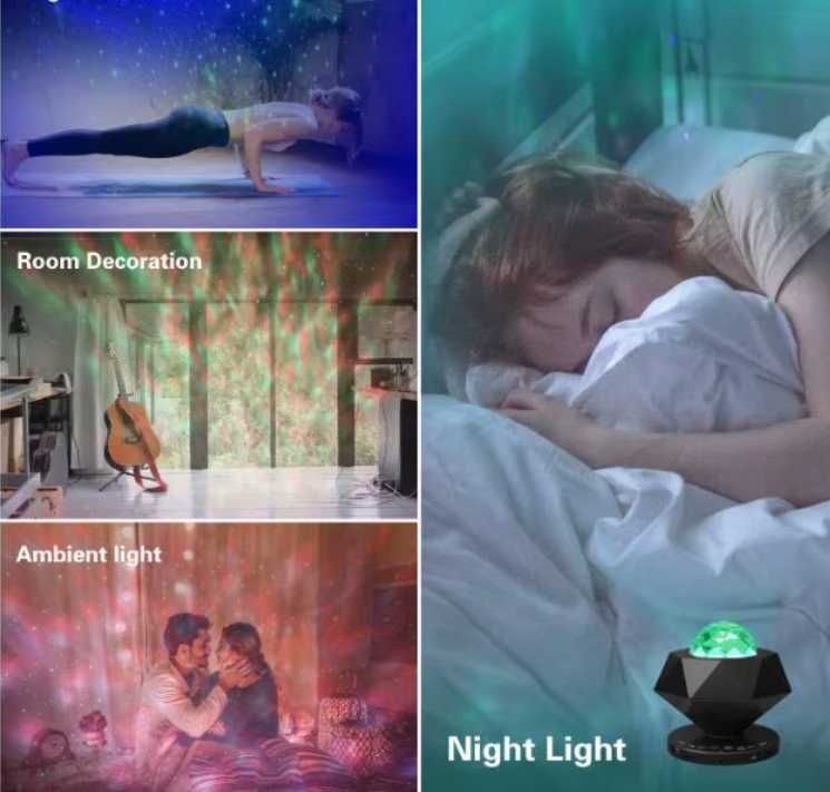 Lampka projektor gwiazd Led