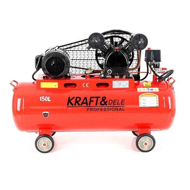 Kompresor Olejowy Sprężarka Kraft  150 l 8 bar Warsztatowy 3,8kW