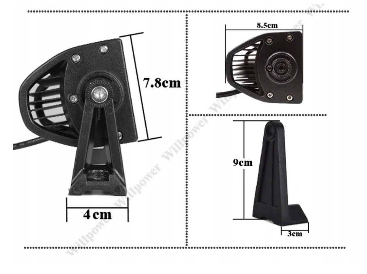 Panel LED halogen szperacz lampa robocza 1000W 10-24V