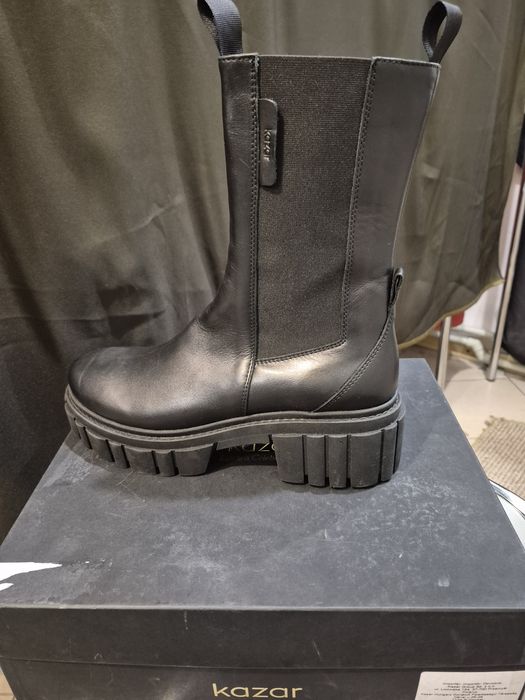 Шкіряні черевики жіночі Kazar