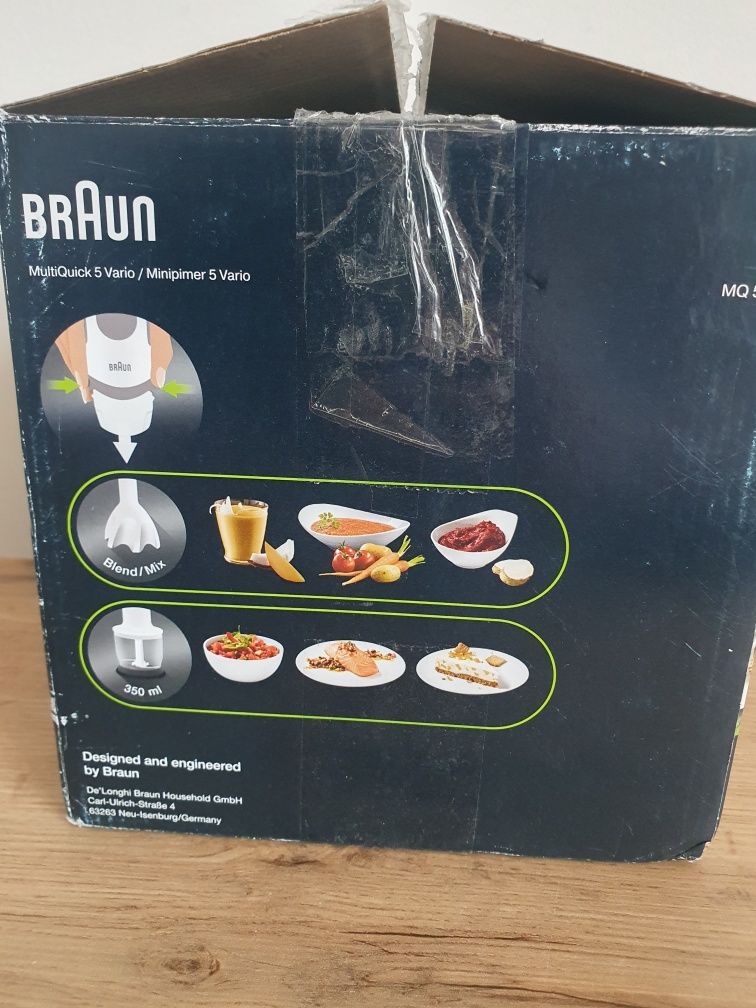 Blender ręczny 2w1 Braun MQ 5220 WH 1000 W