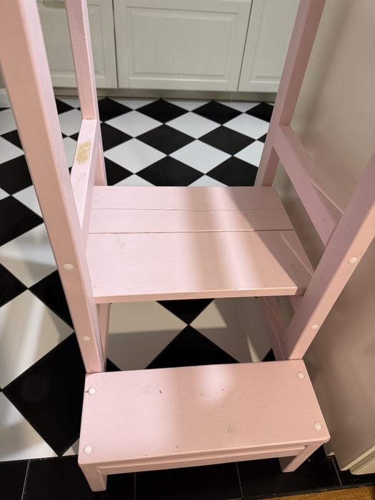 Kitchen helper różowy pomocnik kuchenny dla dzieci