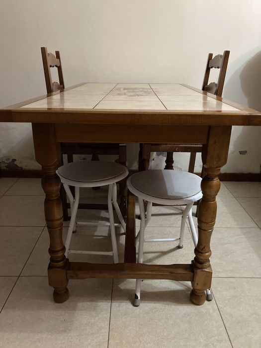 Mesa cozinha antiga