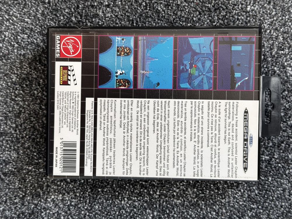 Another world mega drive